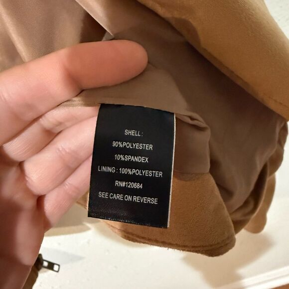 Torrid Brown Faux Suede Jacket - Picture 4 of 5